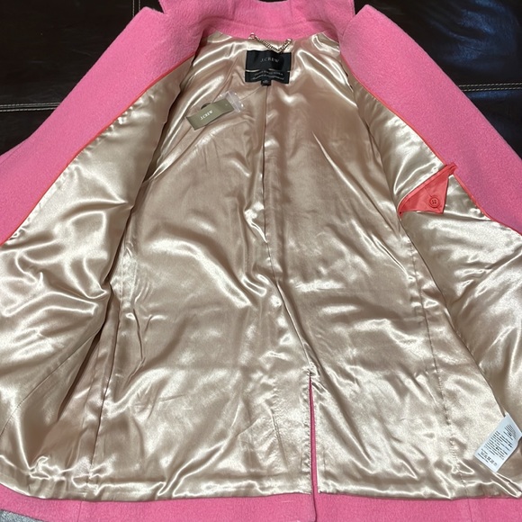 J Crew Leighton blazer-jacket in Italian boiled wool. Color: ROSY PINK - Picture 6 of 13